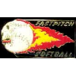 FAST PITCH SOFTBALL PIN